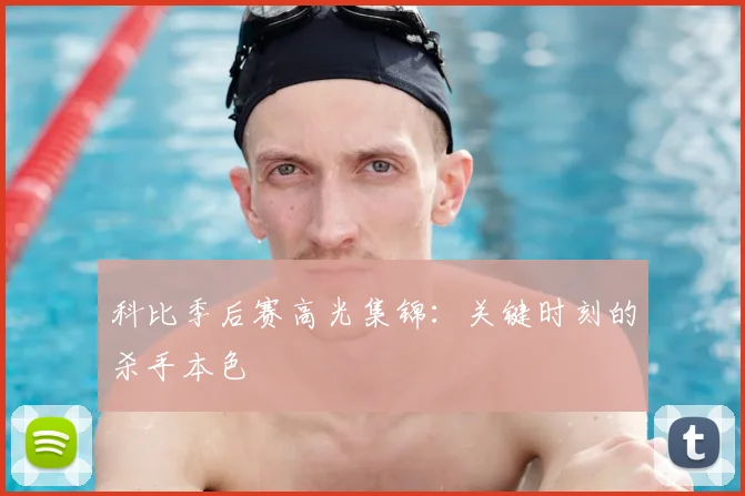 科比季后赛高光集锦：关键时刻的杀手本色